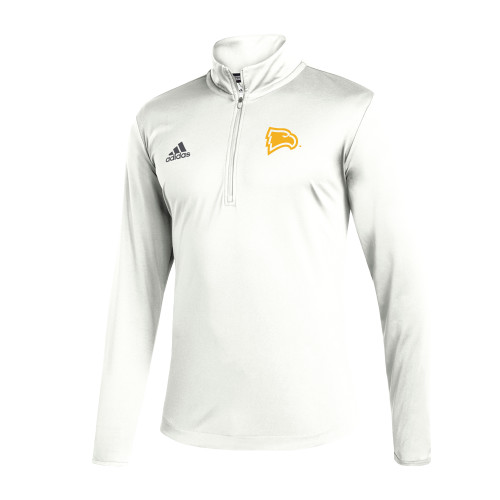  Adidas White Entrada 1/4 Zip - Primary Mark