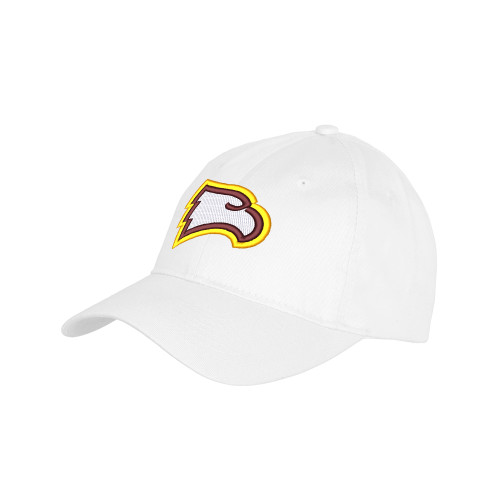  Youth White Pro Style Hat - Primary Mark