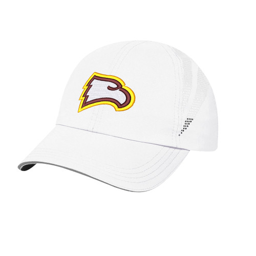  White Performance Cap - Primary Mark