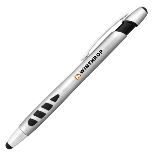  Veneno Silver Stylus Pen - Athletic Wordmark Horizontal