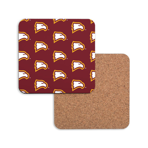  Hardboard Coaster w/Cork Backing - Flip Flop Pattern
