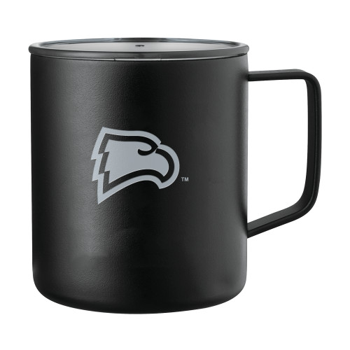  Rover Camp Vacuum Insulated Black Mug 14oz - Primary Mark Engraved
