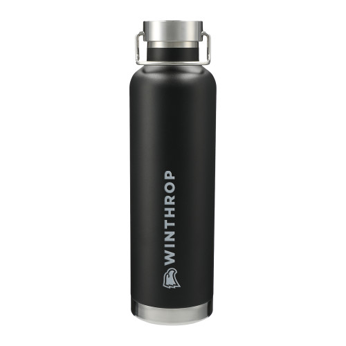  Thor Copper Vacuum Insulated Black Bottle 32oz - Athletic Wordmark Horizontal Engraved
