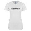 Thumbnail image for  Next Level Womens White Boyfriend Tee