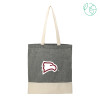 Thumbnail image for  Split Recycled Black Cotton Twill Convention Tote