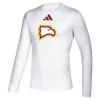 Thumbnail image for  Adidas White Creator Performance Long Sleeve Tee