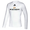 Thumbnail image for  Adidas White Creator Performance Long Sleeve Tee