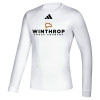 Thumbnail image for  Adidas White Creator Performance Long Sleeve Tee