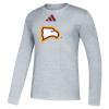 Thumbnail image for  Adidas Medium Grey Heather Fresh Long Sleeve Tee