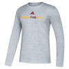 Thumbnail image for  Adidas Medium Grey Heather Fresh Long Sleeve Tee