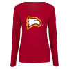 Thumbnail image for  Womens Cardinal Long Sleeve V Neck Tee 