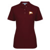Thumbnail image for  Womens Silk Touch Burgundy Pique Polo