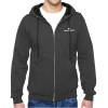 Thumbnail image for  Charcoal Fleece Full Zip Hoodie