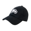 Thumbnail image for  Black Unstructured Adjustable Low Profile Hat