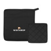 Thumbnail image for  Quilted Canvas Black Pot Holder