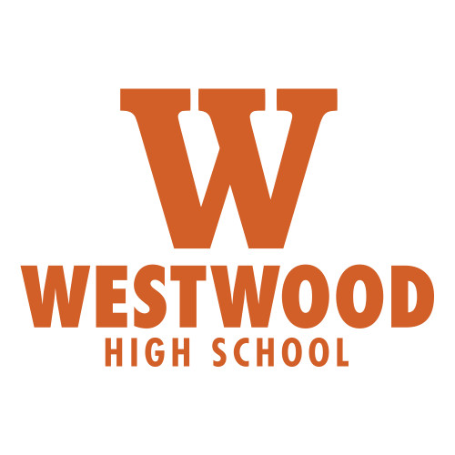  Large Decal - W Westwood High School Stacked