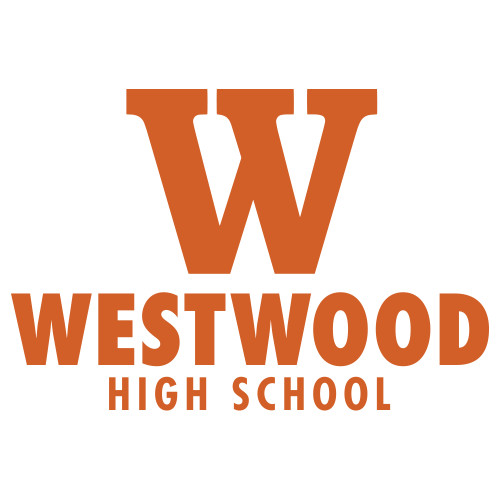  Extra Large Decal - W Westwood High School Stacked