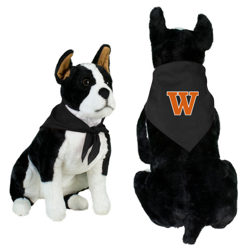  Black Pet Bandana - W