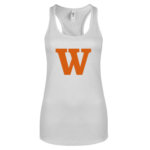  Next Level Racerback Tank White - W