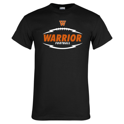  Black T Shirt - Lightening Football