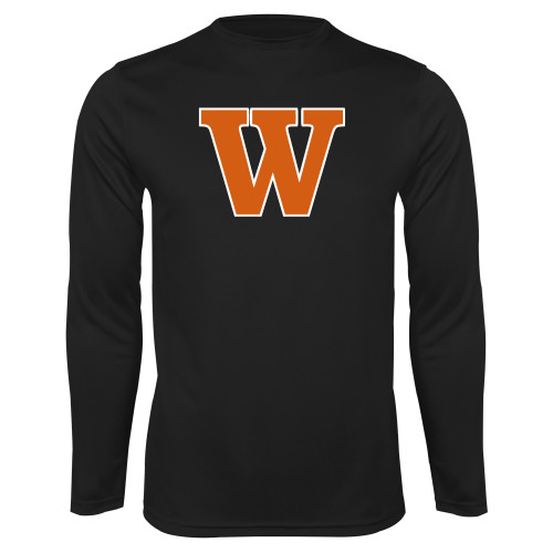  Black Performance Long Sleeve Shirt - W