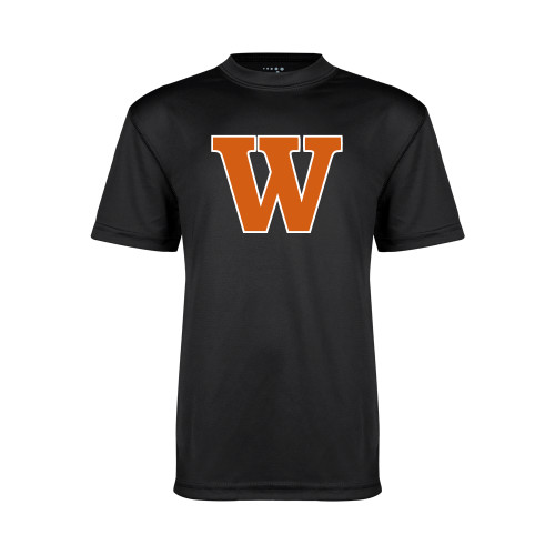  Youth Performance Black Tee - W