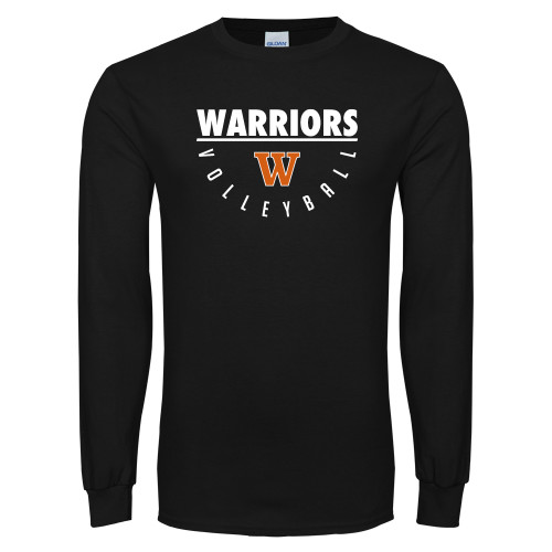 Black Long Sleeve T Shirt - Volleyball Bar