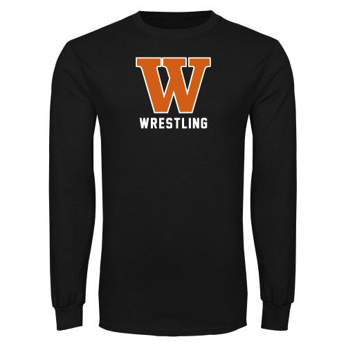  Black Long Sleeve T Shirt - Wrestling