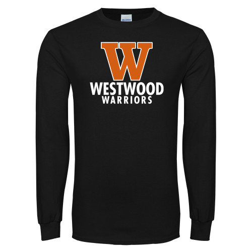  Black Long Sleeve T Shirt - W Westwood Warriors