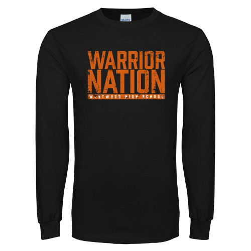 Black Long Sleeve T Shirt - Warrior Nation