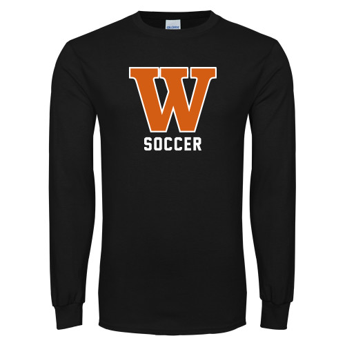  Black Long Sleeve T Shirt - Soccer