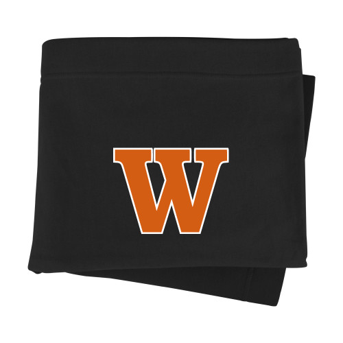  Black Sweatshirt Blanket - W
