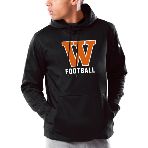  Under Armour Black Armour Fleece Hoodie - Football