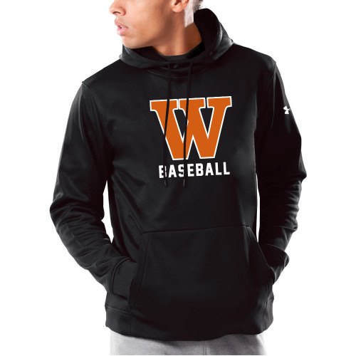  Under Armour Black Armour Fleece Hoodie - Baseball