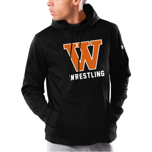  Under Armour Black Armour Fleece Hoodie - Wrestling