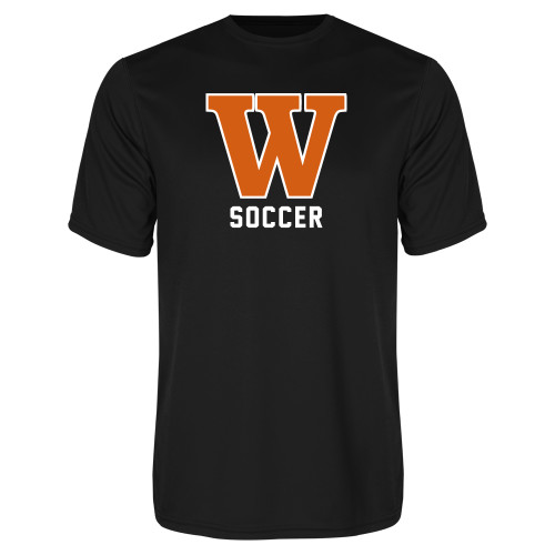  Black Performance Tee - Soccer