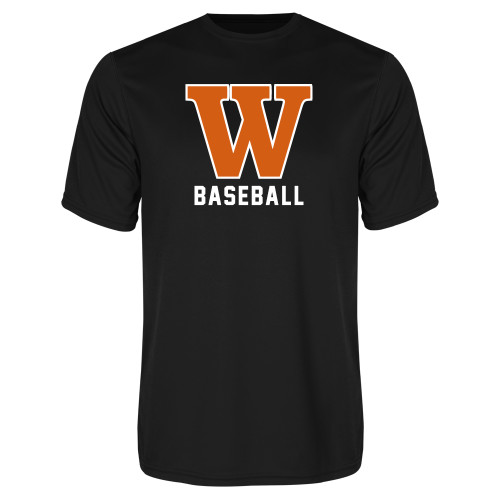 Black Performance Tee - Baseball