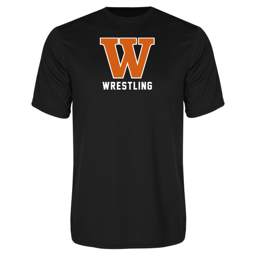  Black Performance Tee - Wrestling