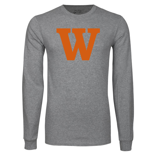  Grey Long Sleeve T Shirt - W