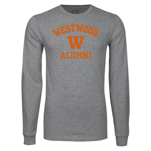 Grey Long Sleeve T Shirt - Alumni
