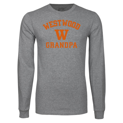  Grey Long Sleeve T Shirt - Grandpa