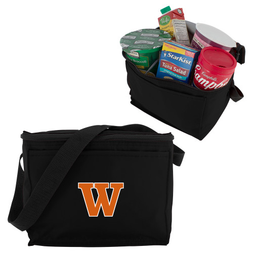  Six Pack Black Cooler - W
