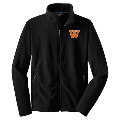  Youth Black Fleece Full Zip Jacket - W