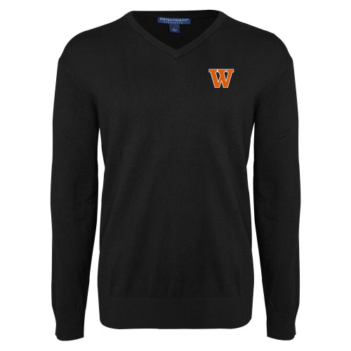  Black VNeck Sweater - W