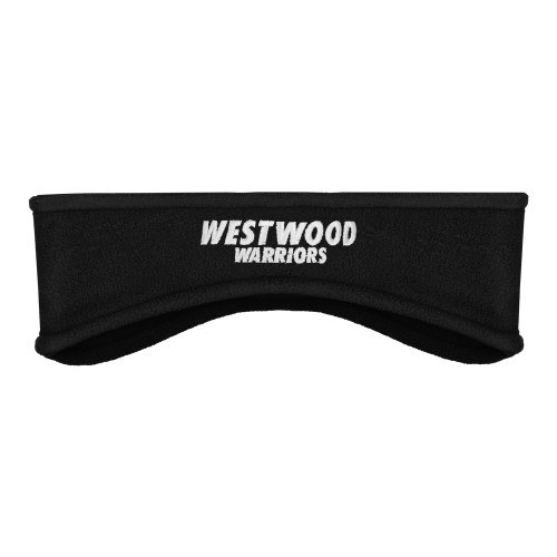  Black Stretch Fleece Headband - Westwood Warriors