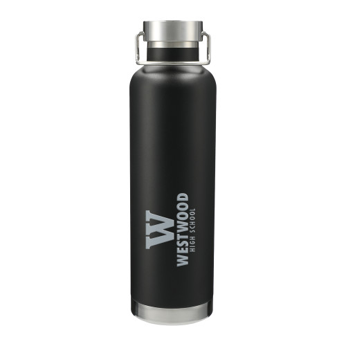  Thor Copper Vacuum Insulated Black Bottle 32oz - W Westwood High School Stacked Engraved