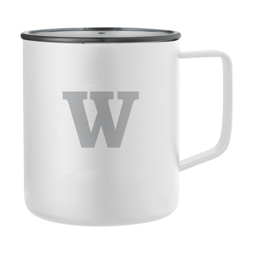  Rover Camp Vacuum Insulated White Mug 14oz - W Engraved