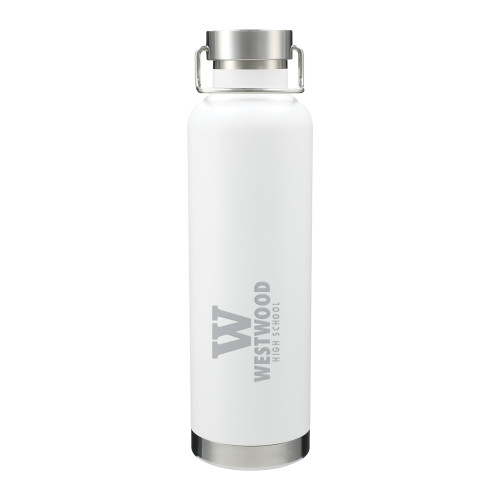 Thor Copper Vacuum Insulated White Bottle 32oz - W Westwood High School Stacked Engraved