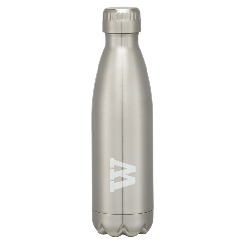  Swig Stainless Steel Silver Bottle 16oz - W Engraved