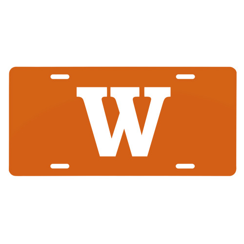  License Plate - W